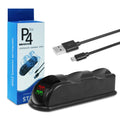 Wireless Gaming Controller Charging Dock - Dual USB, Compatible with PS4