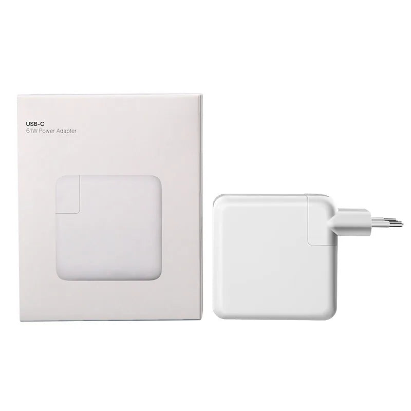Laptop Power Adapter Computer Charger - Fast 61W USB-C