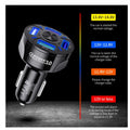 4-Port USB Car Charger - 45W Fast Charging for iPhone, Android & Tablets
