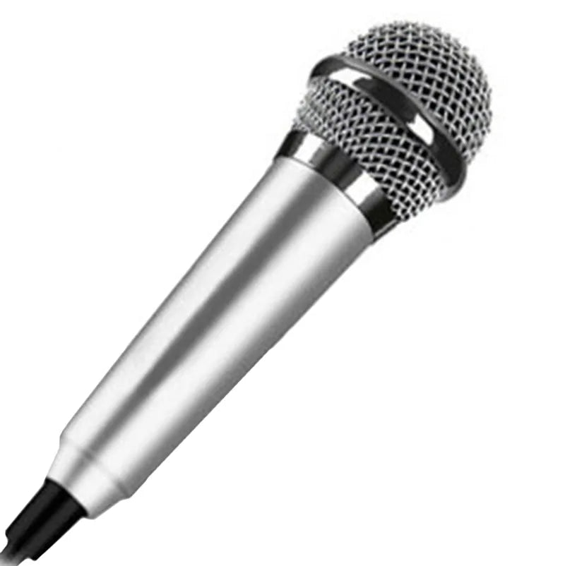 Mini Clip-On Lavalier Microphone - Portable Phone Mic for Vlogging, Recording & Singing