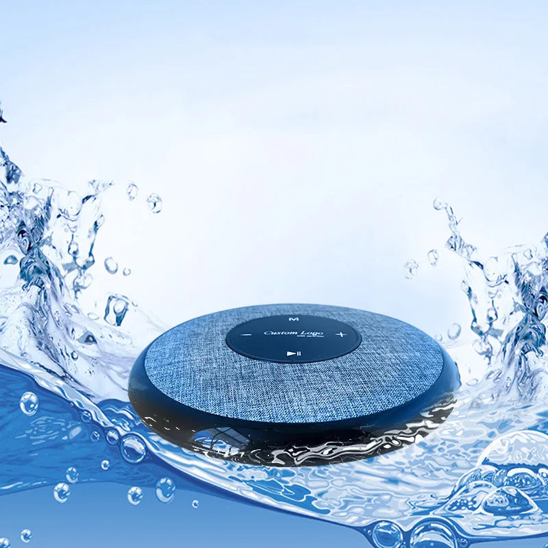 Waterproof Floating Bluetooth Speaker - IP6 Wireless Pool Speaker with LED Glow Logo & TWS
