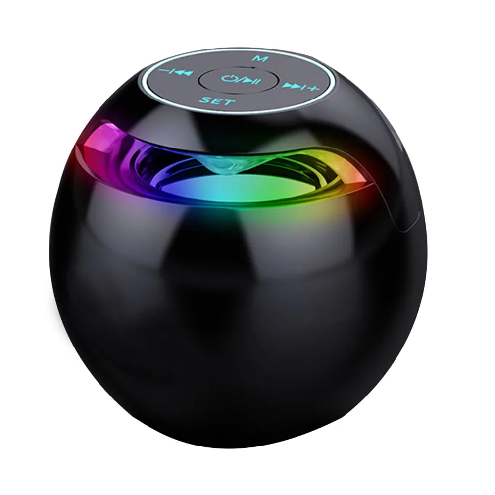 Portable Bluetooth Speaker Alarm Clock - Wireless Bedside Speaker with Digital Display