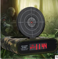 Shooting Target Alarm Clock - Shoot to Snooze with Toy Gun