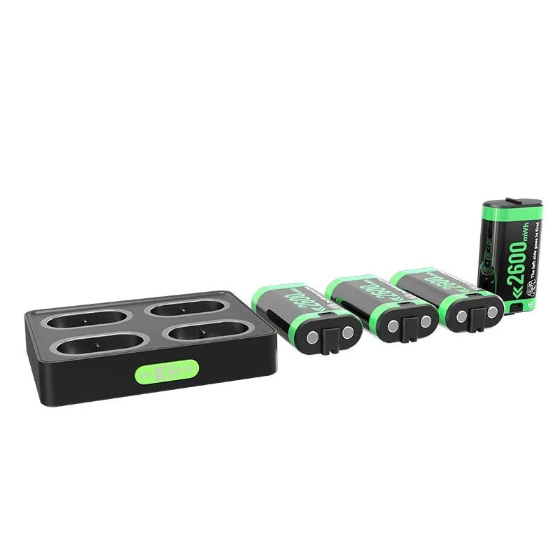 Portable Home Gaming Controller Battery Dock - Compatible with Xbox