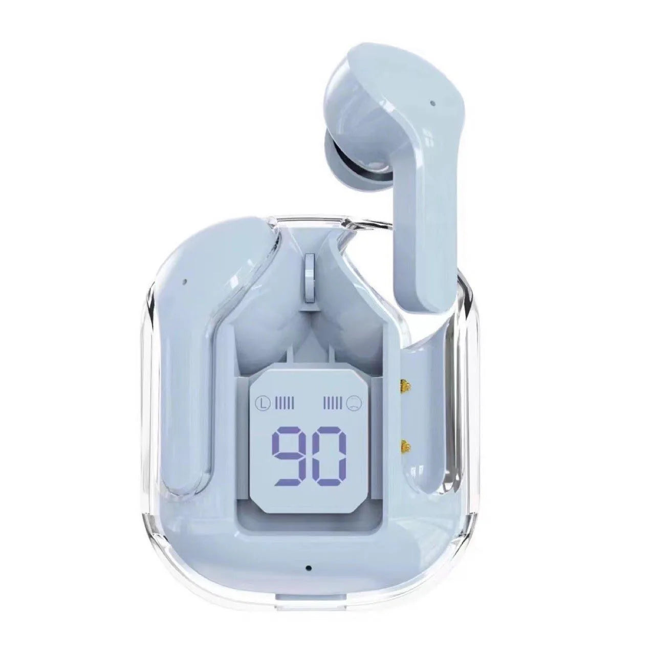 Mini Transparent Wireless Earbuds | ENC Noise Reduction | Digital Display | Bluetooth 5.0