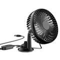Portable USB Desk Fan | Rotatable Clip-On Design | Car, Office & Bedroom