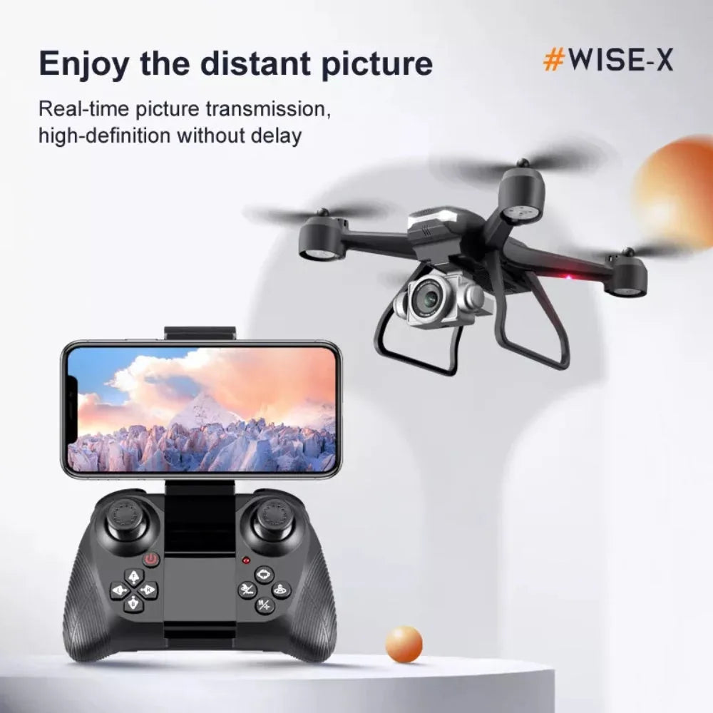 V14 Pro 6K Drone with Dual Camera – WiFi FPV, Carrying Case, 2 or 3 Battery Options