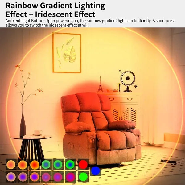 Rechargeable LED Wall Light 4-Pack — RGB Multi-Color, Dimmable, Magnetic Mount