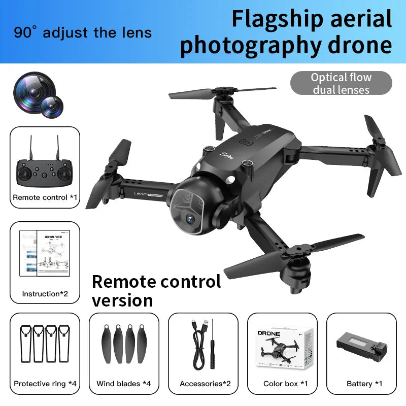 H2O Dual Camera Drone — Optical Flow, Adjustable Lens, WiFi FPV