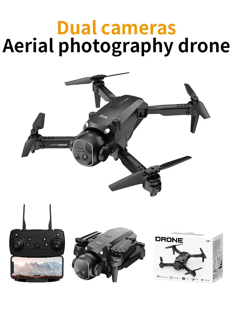 H2O Dual Camera Drone — Optical Flow, Adjustable Lens, WiFi FPV